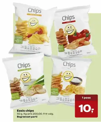 Kvickly Easis chips tilbud
