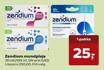 Kvickly Zendium mundpleje tilbud