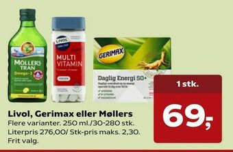 Livol, Gerimax eller Møllers