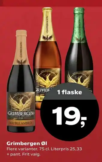 Kvickly Grimbergen Øl tilbud