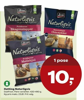 Kvickly Hatting Naturligvis tilbud