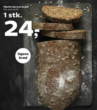 Kvickly Mørkt durum brød tilbud