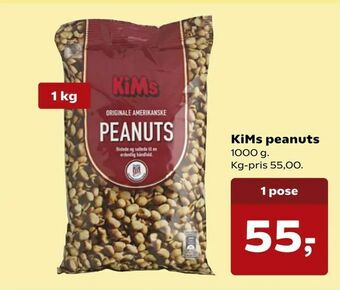 SuperBrugsen KiMs peanuts tilbud