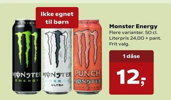 SuperBrugsen Monster Energy tilbud