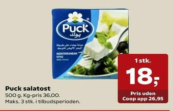 SuperBrugsen Puck salatost tilbud