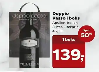 SuperBrugsen Doppio Passo i boks tilbud