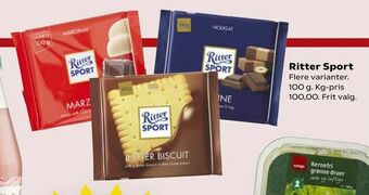 SuperBrugsen Ritter Sport tilbud