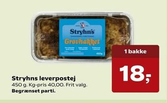 SuperBrugsen Stryhns leverpostej tilbud