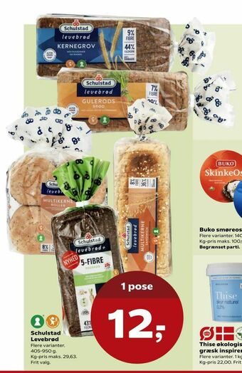 SuperBrugsen Schulstad Levebrød tilbud