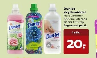 Dunlet skyllemiddel