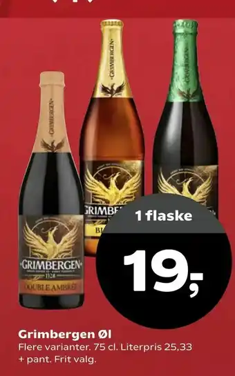 SuperBrugsen Grimbergen Øl tilbud