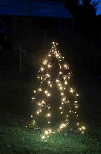 jem & fix Juletræ med 120 led-pærer h98 cm tilbud