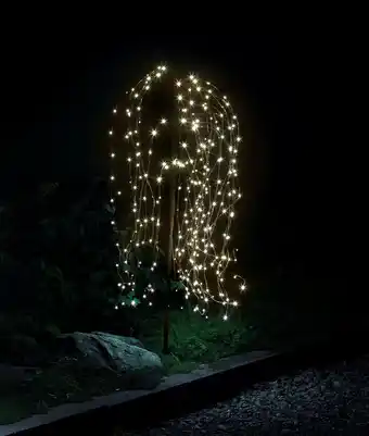 Hængepil med 300 led-pærer h140 cm
