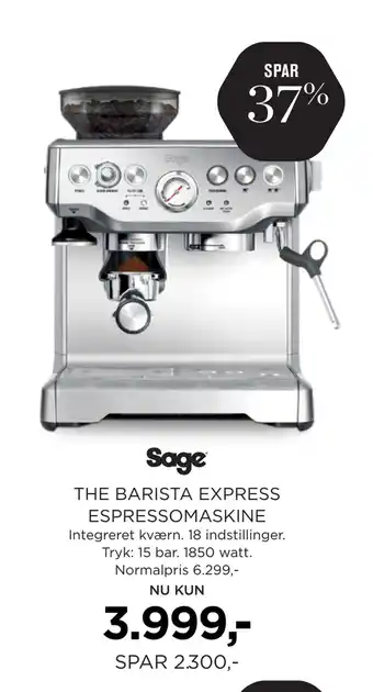 Salling The barista express espressomaskine tilbud