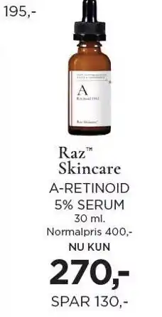 Salling A-retinoid 5% serum tilbud