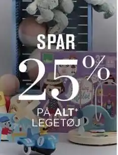 Salling Spar 25% på alt legetøj tilbud