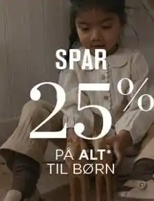 Salling Spar 25% på alt til børn tilbud