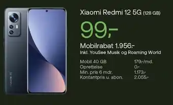 YouSee Xiaomi redmi 12 5g tilbud