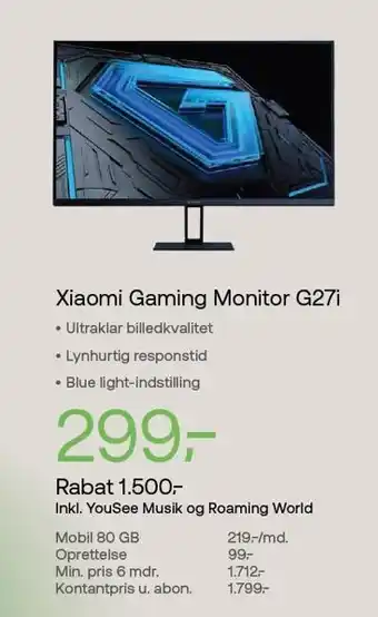Xiaomi gaming monitor g27i