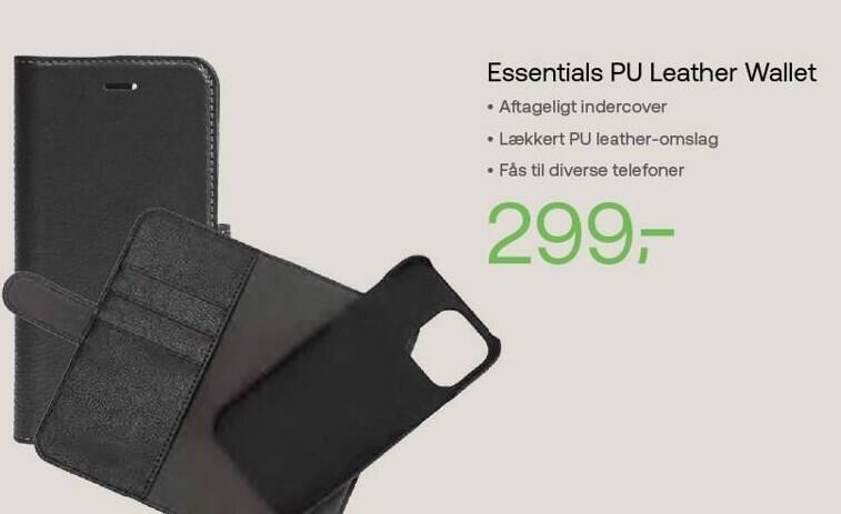 YouSee Essentials pu leather wallet tilbud