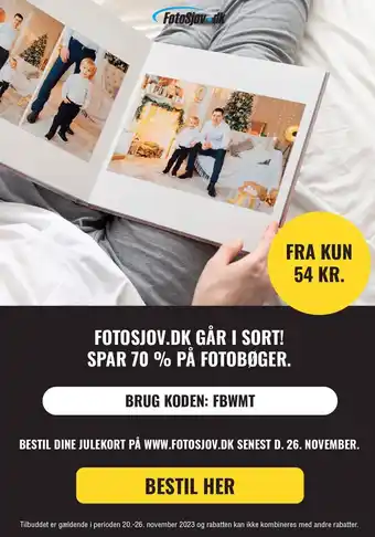 Spar 70% på fotobøger