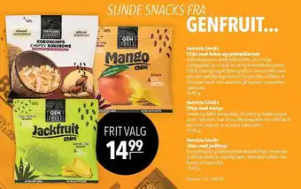 Sunde snacks fra genfruit