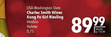 Citti Usa-washington state charles smith wines kung fu girl riesling tilbud