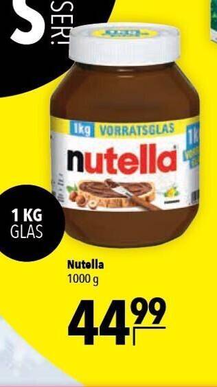 Citti Nutella 1000g tilbud
