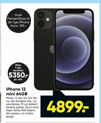 Bilka iPhone 12 mini 64GB tilbud