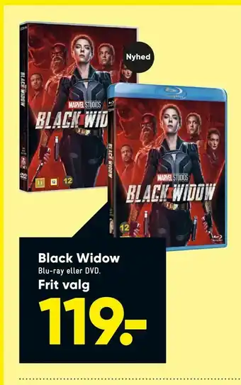 Bilka Black Widow tilbud