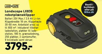 Bilka Landxcape LX835 robotplæneklipper tilbud