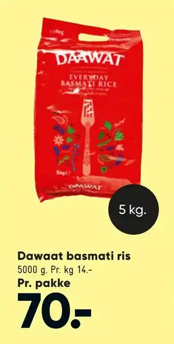 Bilka Dawaat basmati ris tilbud