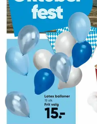 Bilka Latex balloner tilbud
