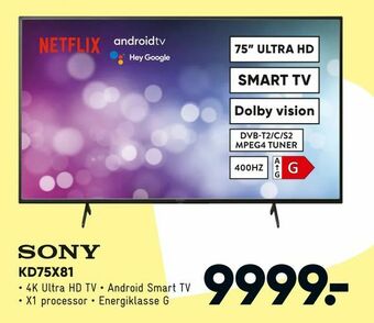 Bilka Sony Kd75x81 tilbud