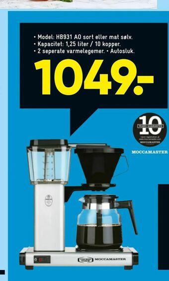 Bilka Moccamaster tilbud