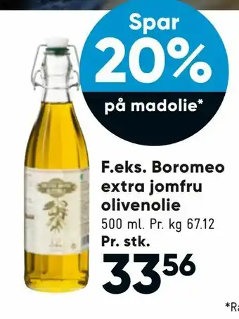 Bilka Boromeo extra jomfru olivenolie tilbud