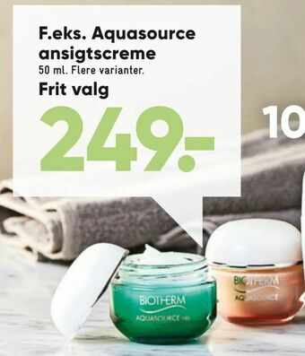 Aquasource ansigtscreme