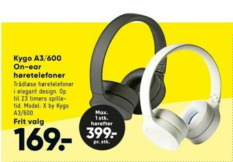 Bilka Kygo A3/600 On-ear høretelefoner tilbud