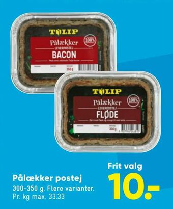 Bilka Pålækker postej tilbud