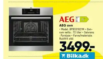Bilka AEG ovn tilbud