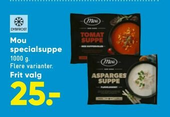 Bilka Mou specialsuppe tilbud