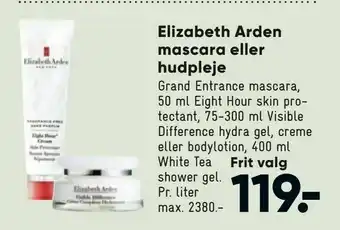 Bilka Elizabeth Arden mascara eller hudpleje tilbud