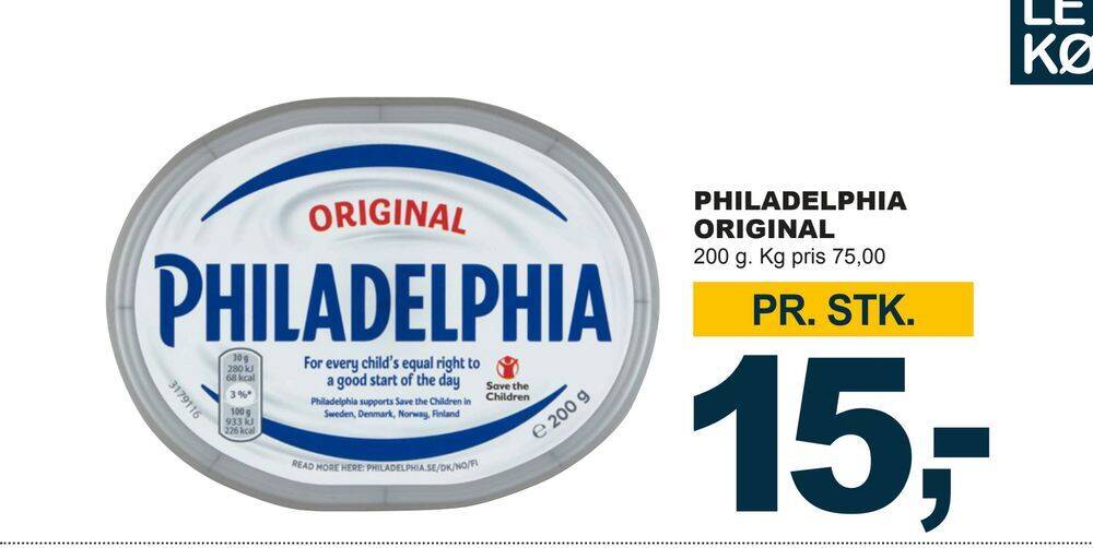 Let-Køb Philadelphia original tilbud