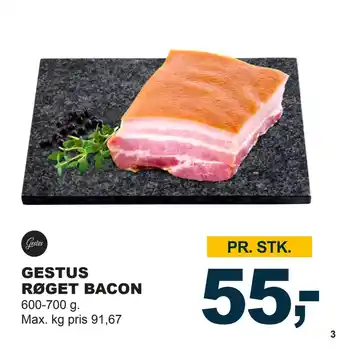 Let-Køb Gestus røget bacon tilbud