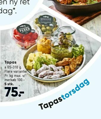 Bilka Tapas tilbud