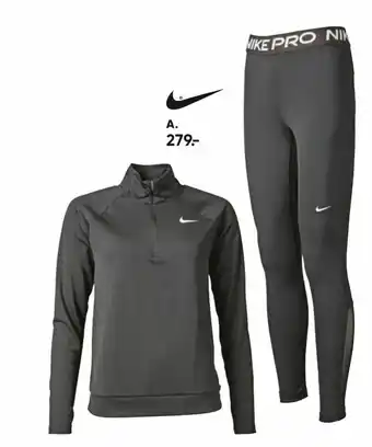 Nike zip top eller tights