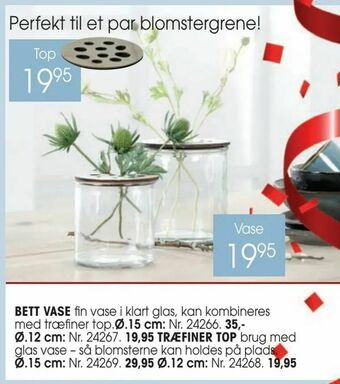 Daells Bolighus Bett vase tilbud