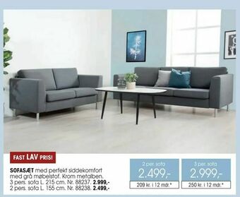 Daells Bolighus Sofasæt tilbud