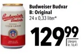 Citti Budweiser Budvar B: Original tilbud