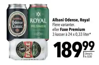 Citti Albani Odense, Royal tilbud